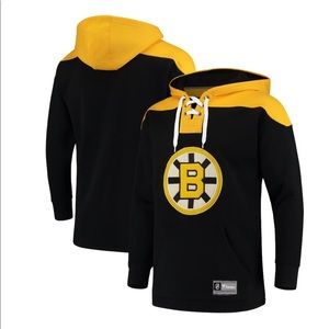 Boston Bruins Fanatics Pullover Hoodie- Mens